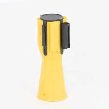 Enrouleur à sangle jaune et...