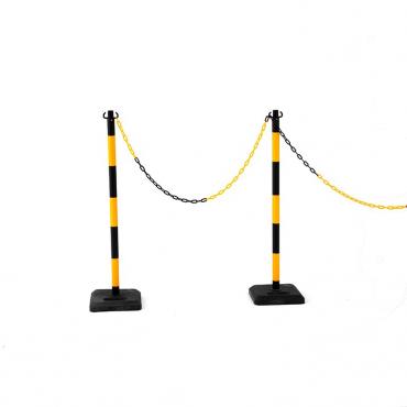 Kit de 2 poteaux PVC, base...