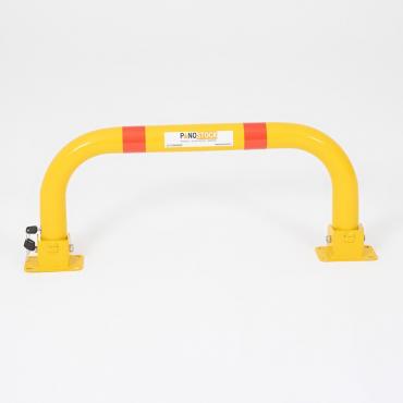Barrière de parking jaune...