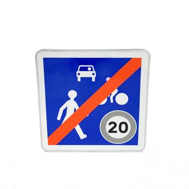 Panneau B53 sortie de zone...