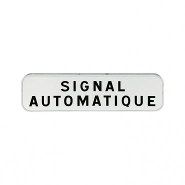 Panonceau de signal...