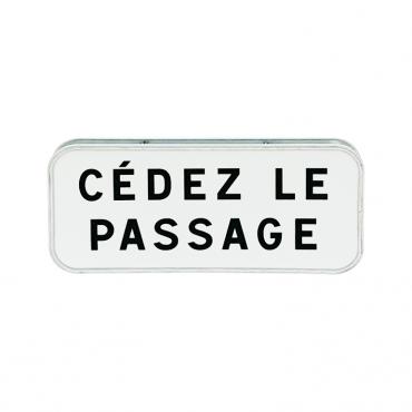 Panonceau M9c cédez le passage