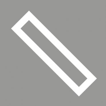 Pochoir logo queue de flèche