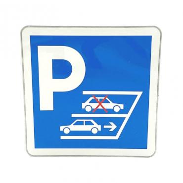 Panneau obligation de se garer en arrière