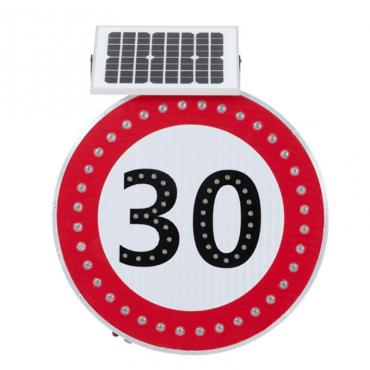 Panneau lumineux 30km/h éteint