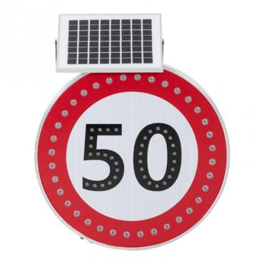 Panneau lumineux 50 km/h éteint