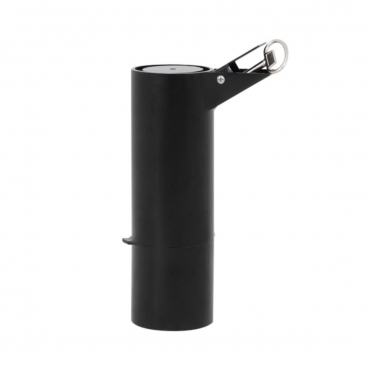 Vue de profil du Fourreau verrouillable d'amovibilité pour potelet diam 76 mm