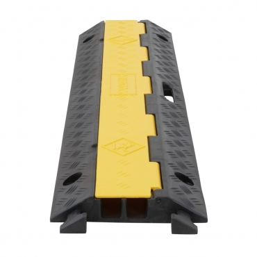 Vue du dessus du protège câble 2 canaux L1000 mm fermé