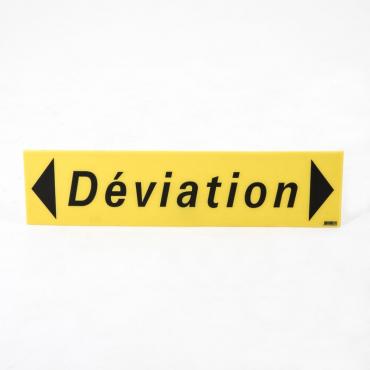 Panneau Déviation en...