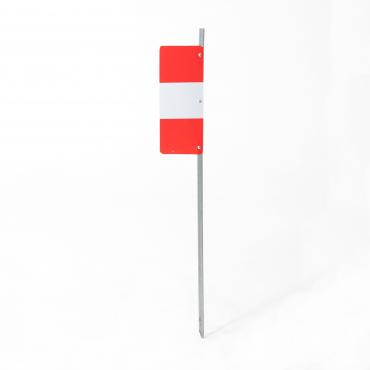 Vue d'ensemble du K5B Piquet de chantier double face renforcé