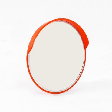 Vue de 3/4 du miroir extérieur convexe