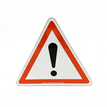 panneau point d'exclamation A14 danger