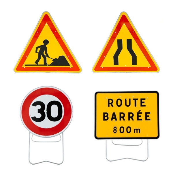 Panneau Signalisation de chantier