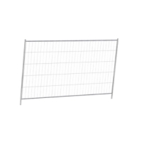 Barrière grillagée de chantier