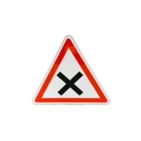 Panneau d'intersection et de priorité