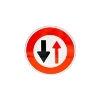Panneau d'interdiction et de fin d'interdiction